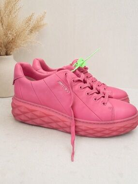 Jimmy Choo Diamond Light Sneakers Pink EU 40 | Brand New